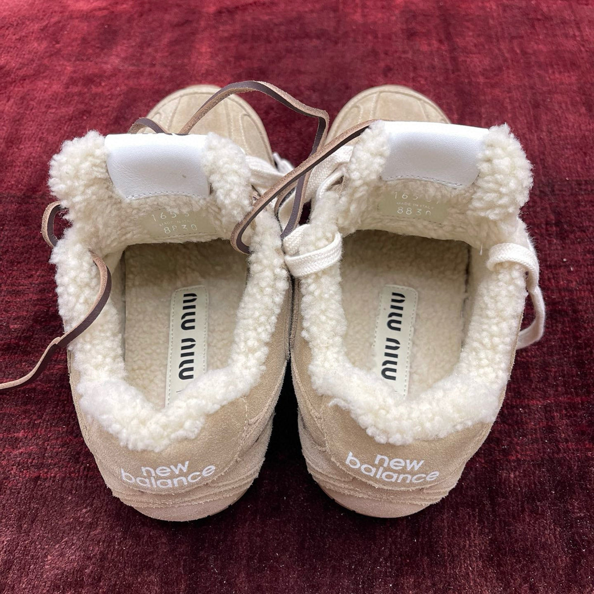 MIU M x NEW BALANCE TRAINERS