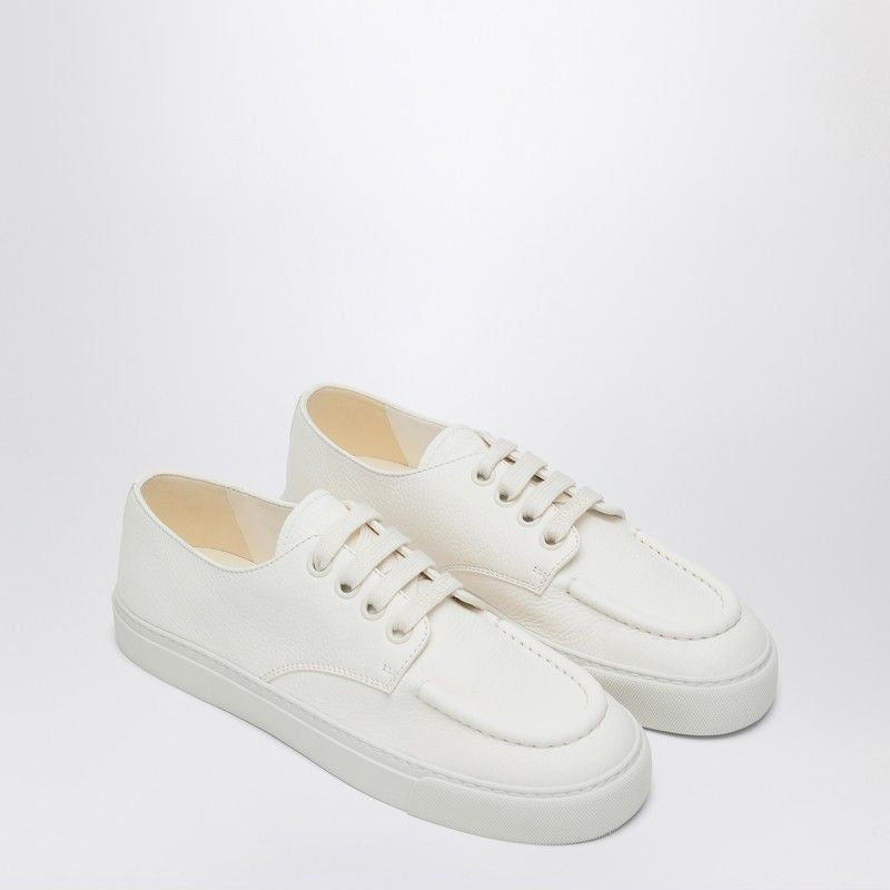 PRADA Ultra-Modern Hammered Leather Sneakers for Men