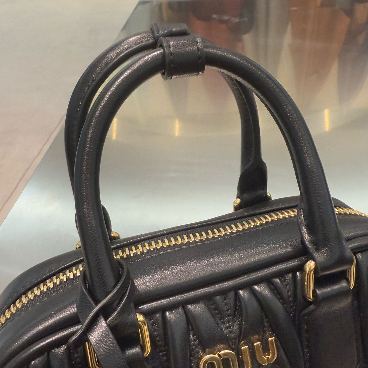 MIU M ARCADIE MATELASSE BAG
