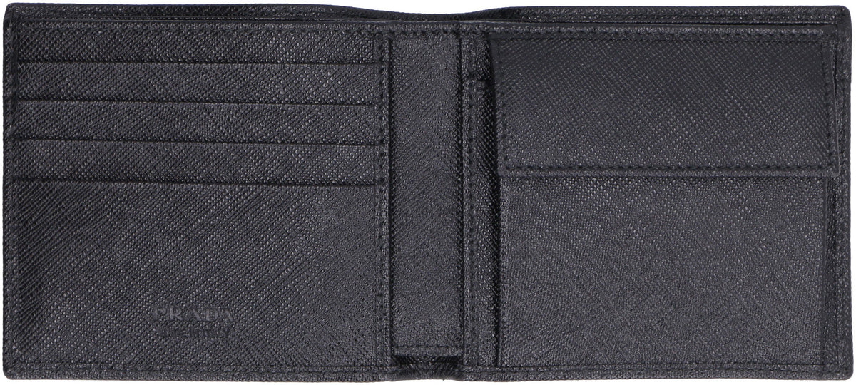 PRADA Sleek Mini Leather Wallet