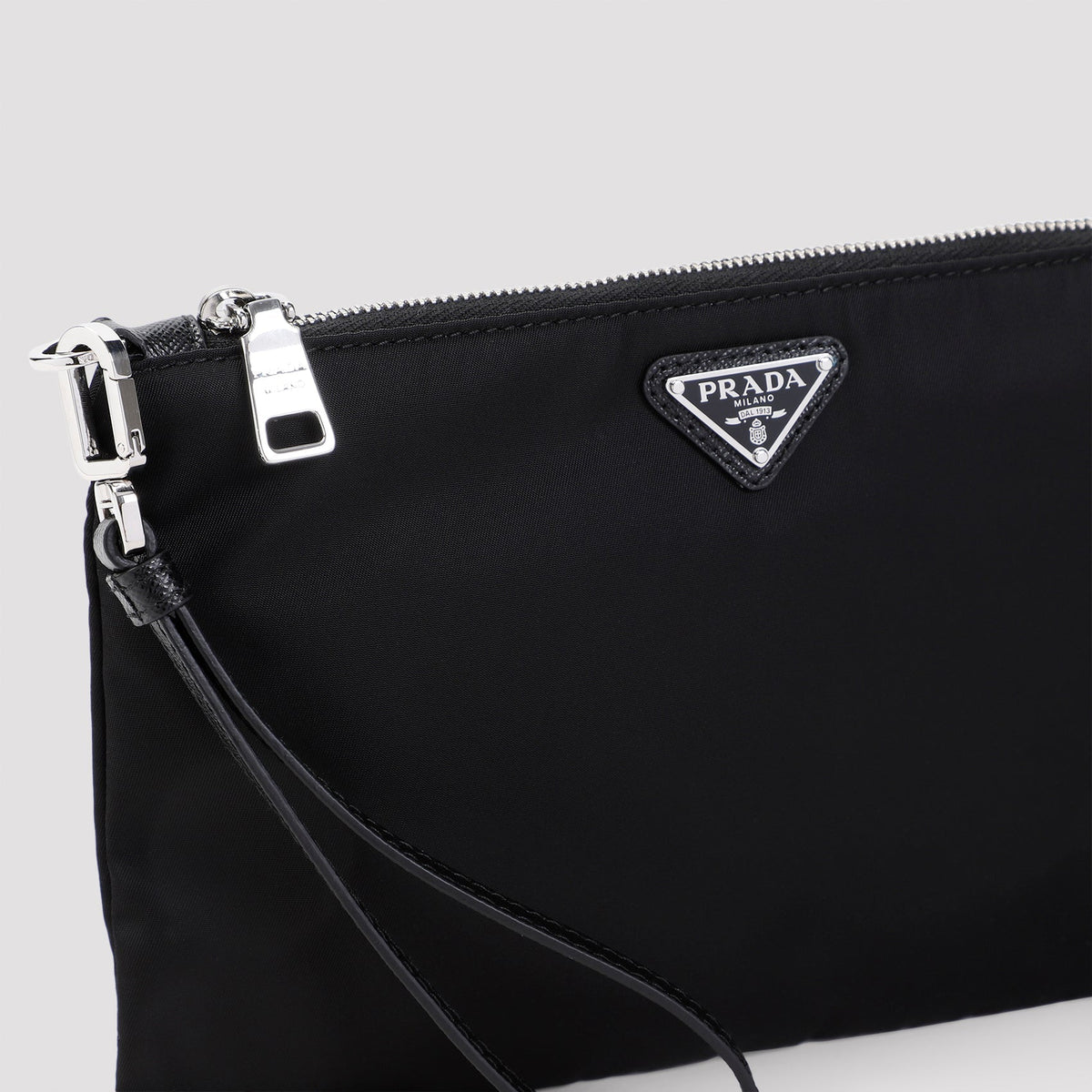 PRADA Re-Nylon Mini Clutch Bag for Men