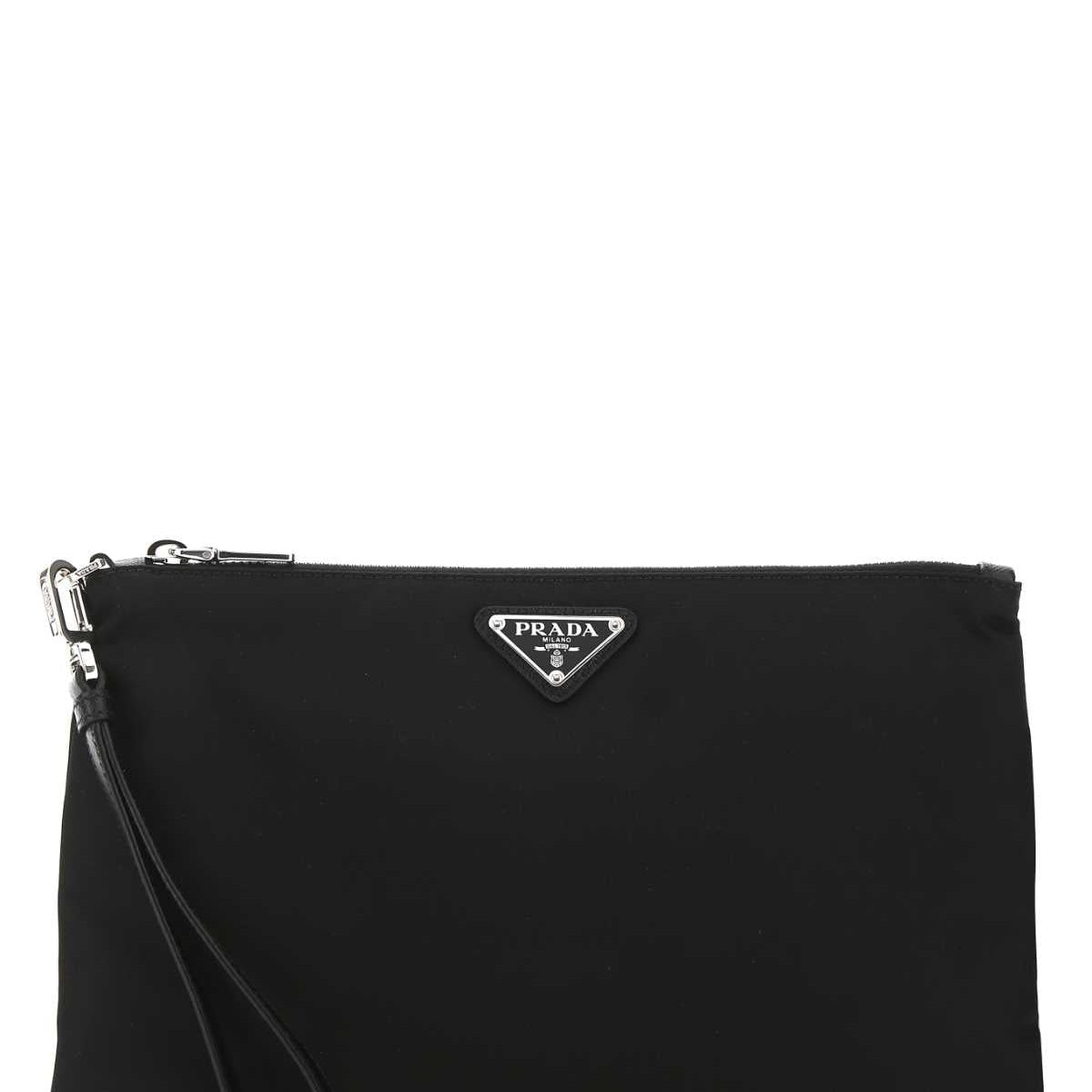 PRADA Sleek Mini Re-Nylon Clutch for Men