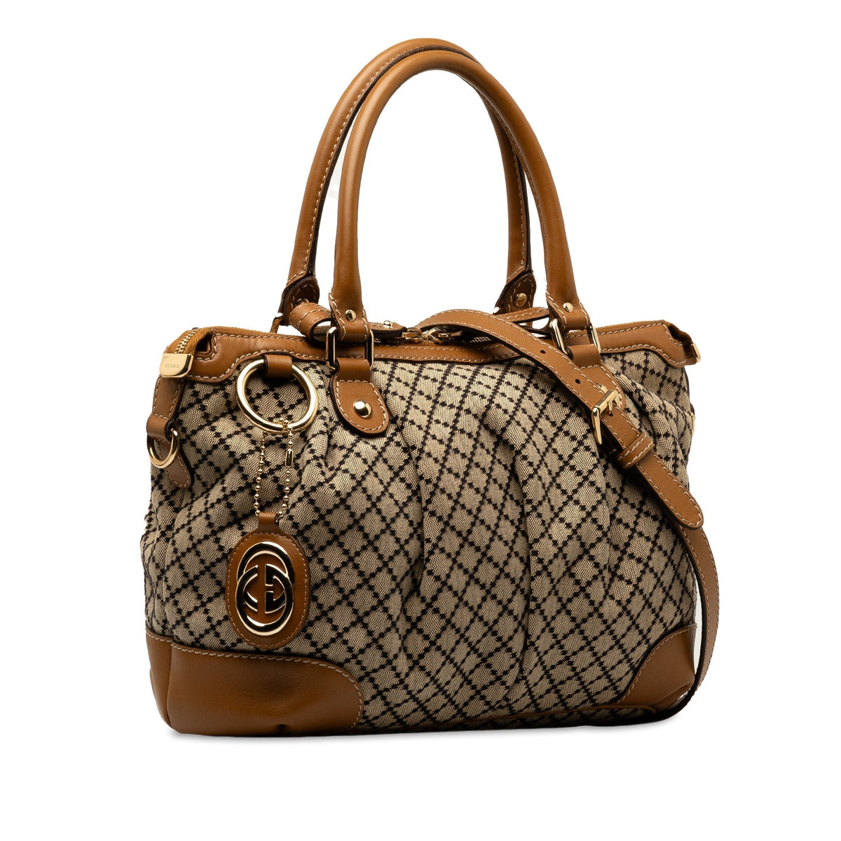 GUCCI Diamante Sukey Satchel
