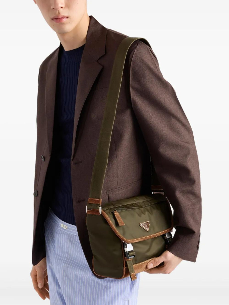 PRADA Soft Fabric Mini Handbag for Men - FW25 Collection