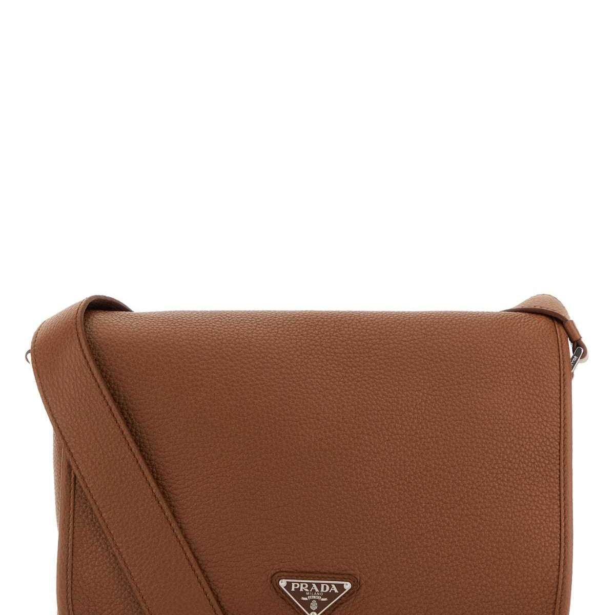 PRADA Mini Leather Crossbody Handbag for Men