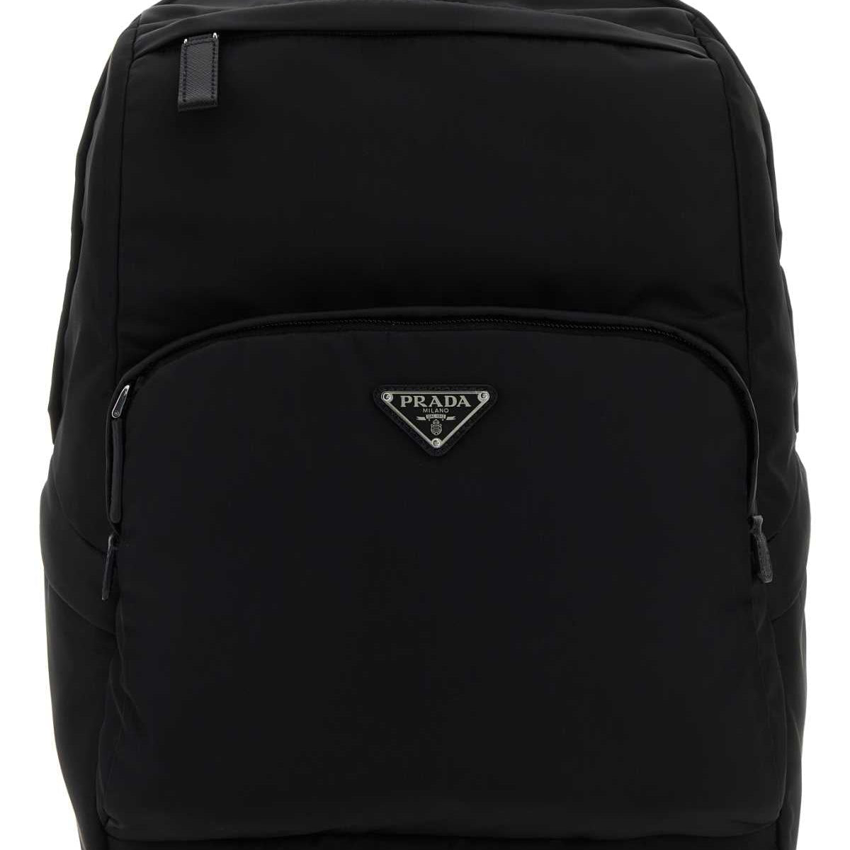 PRADA Re-nylon and Leather Mini Backpack