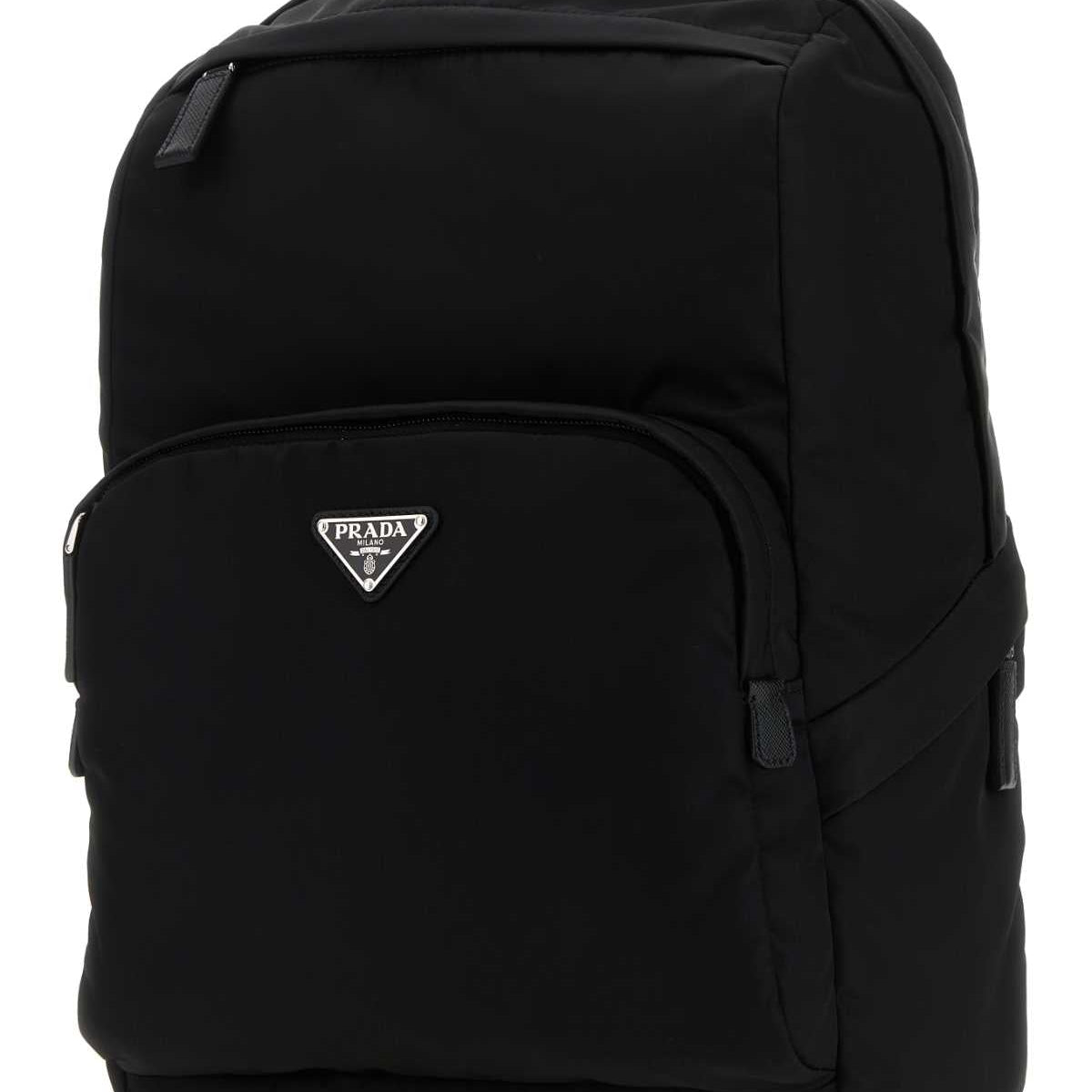PRADA Re-nylon and Leather Mini Backpack