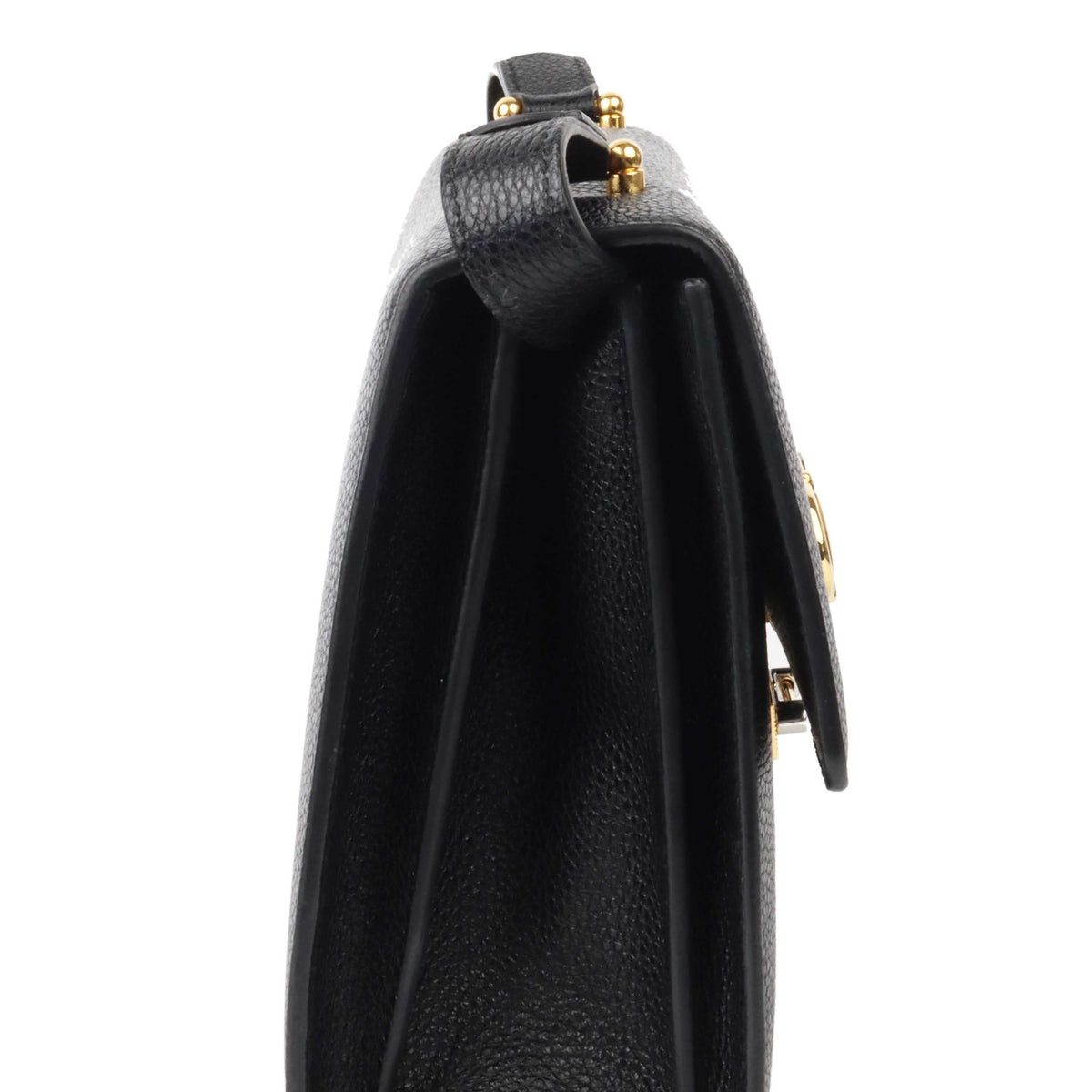 Gucci Zumi Black Shoulder Bag.