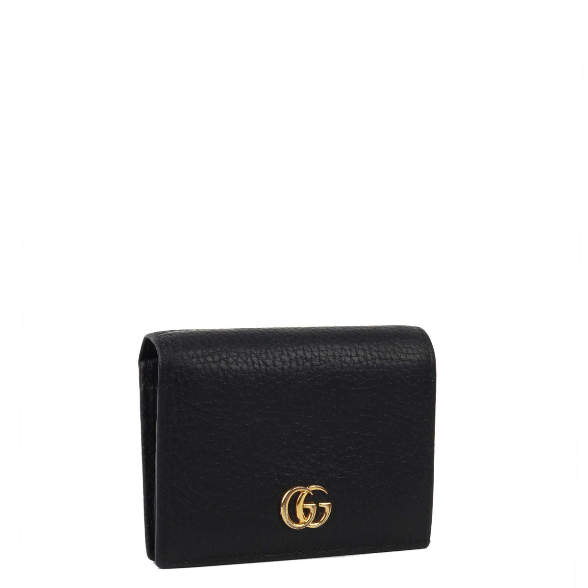Gucci GG Black Card Case Coin Wallet.