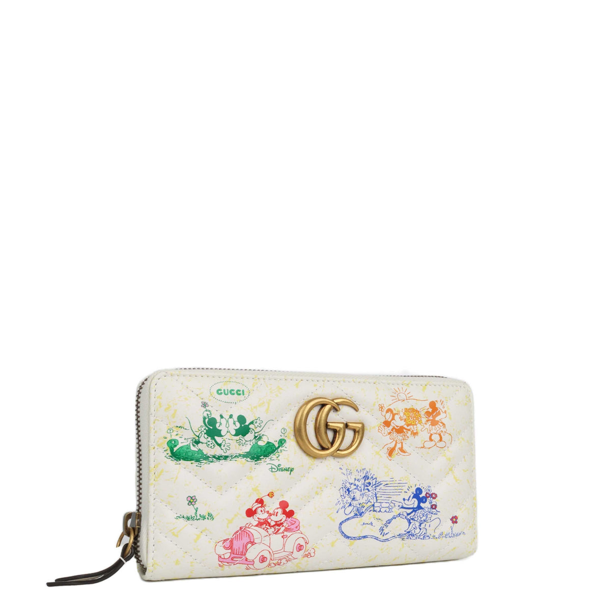 Gucci x Mickey Mouse Zip Around Wallet.