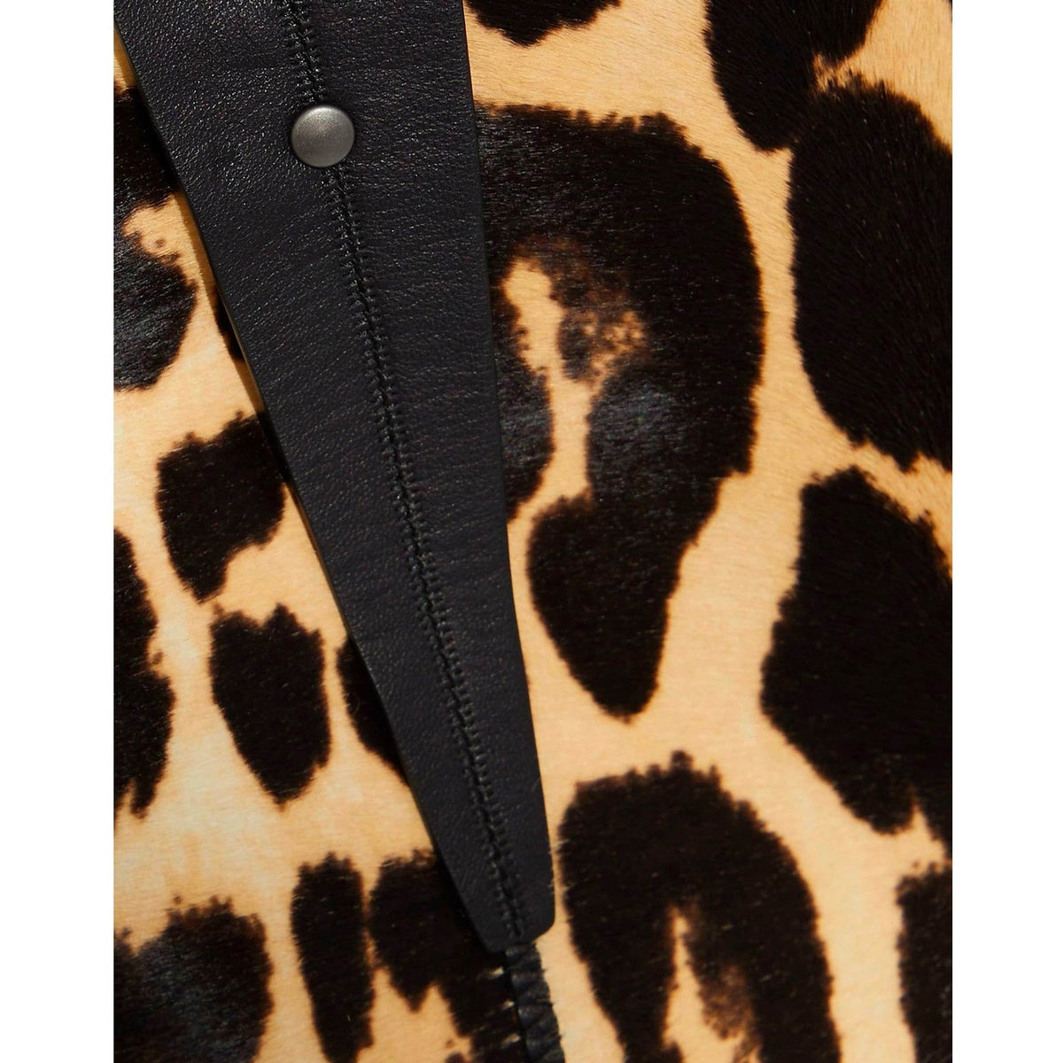 Bottega Veneta Leopard Print Calf Hair Skirt Women