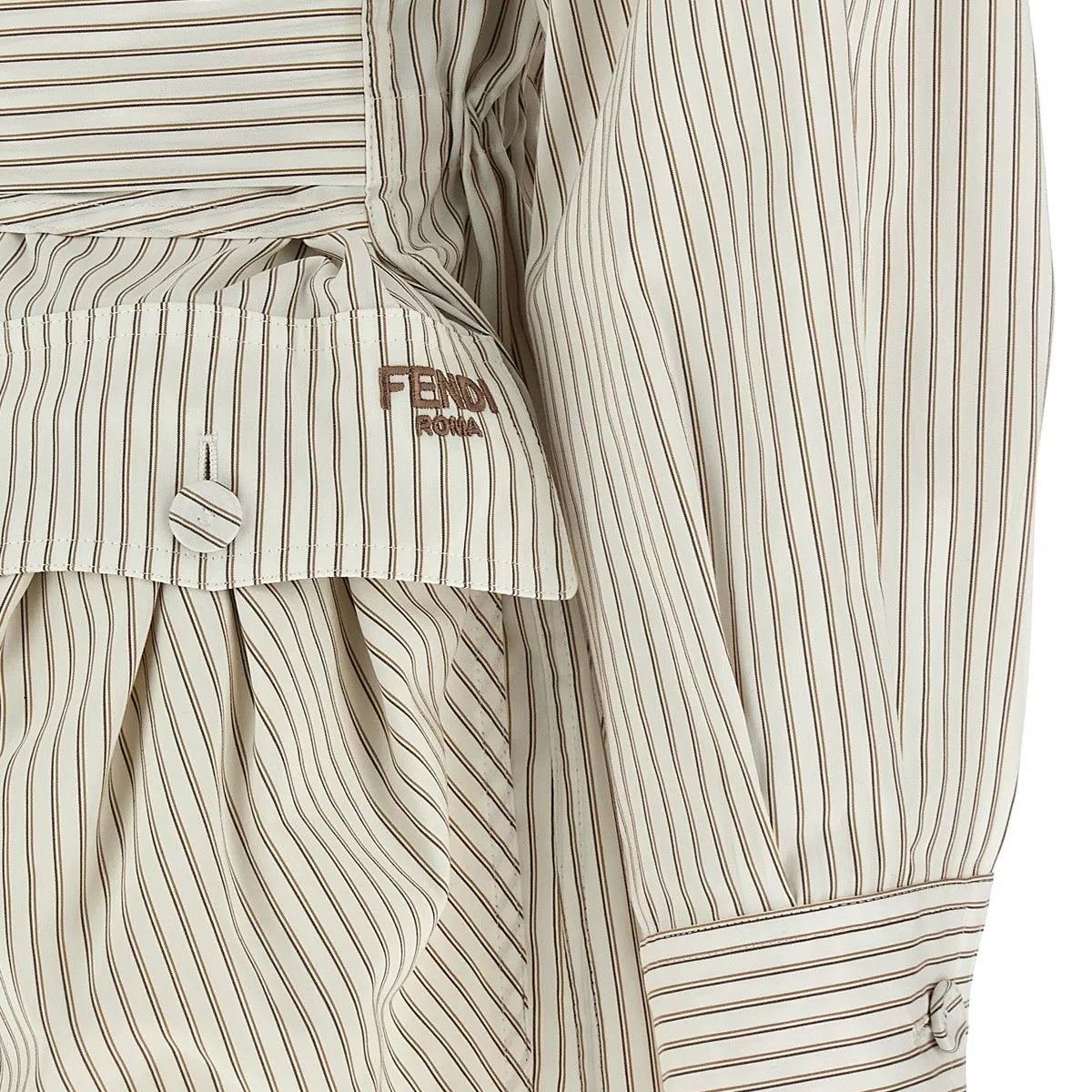 Fendi Women Striped Blouson