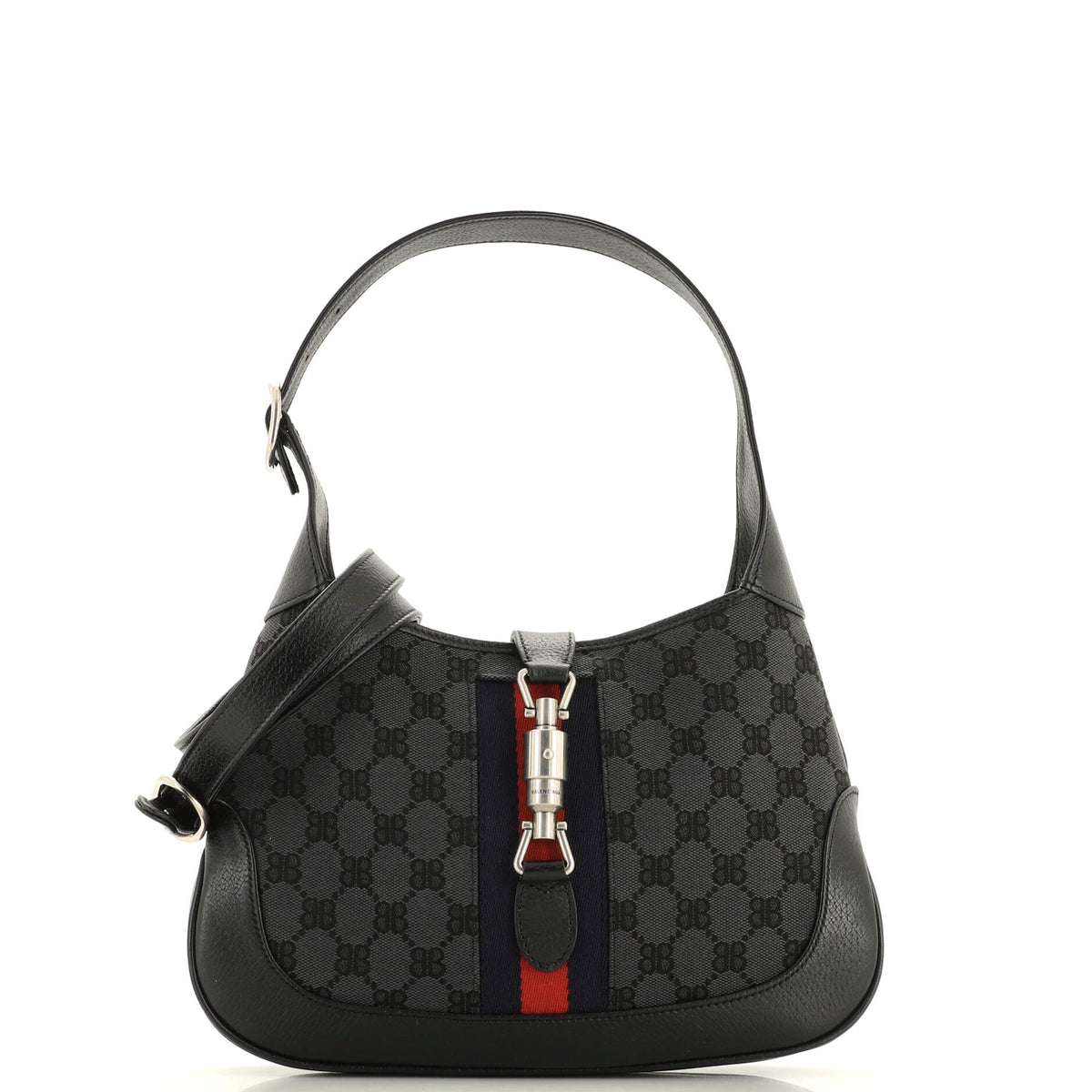Balenciaga x Gucci The Hacker Project Jackie 1961 Hobo BB Canvas Small