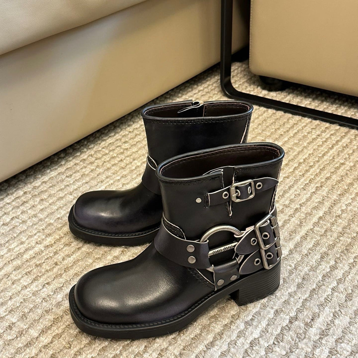 MIU M BOOTS