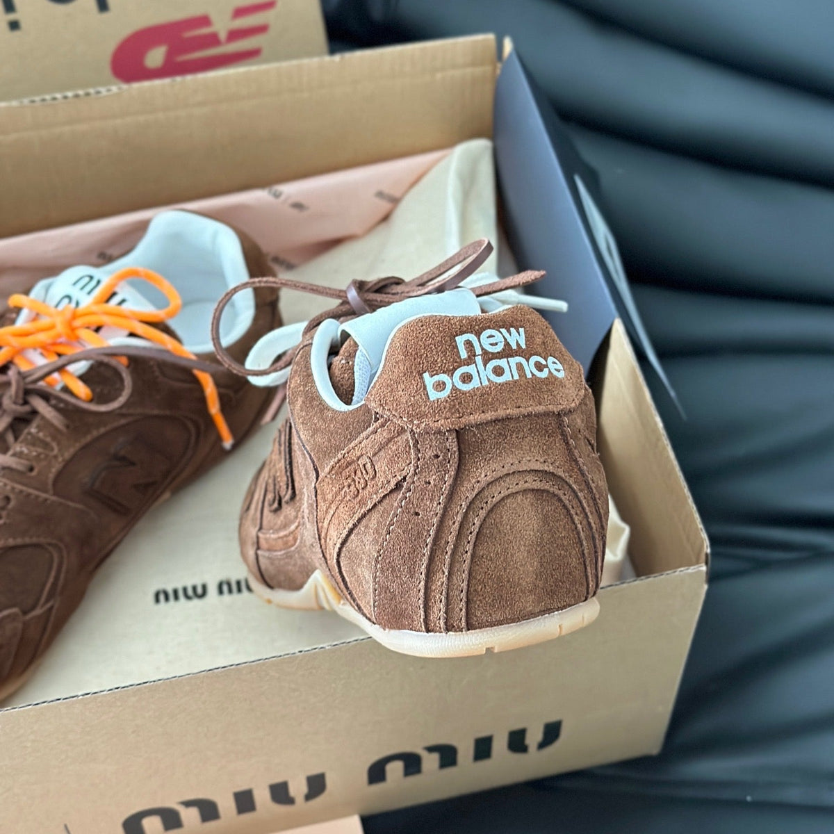 MIU M x NEW BALANCE TRAINERS