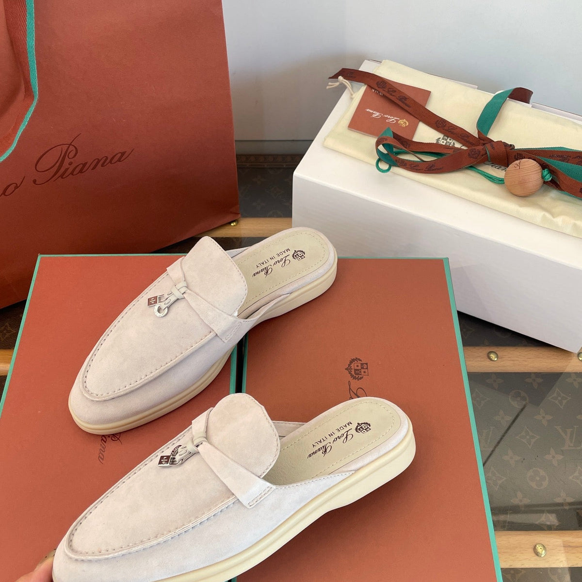 LORO P SUMMER CHARMS LOAFERS
