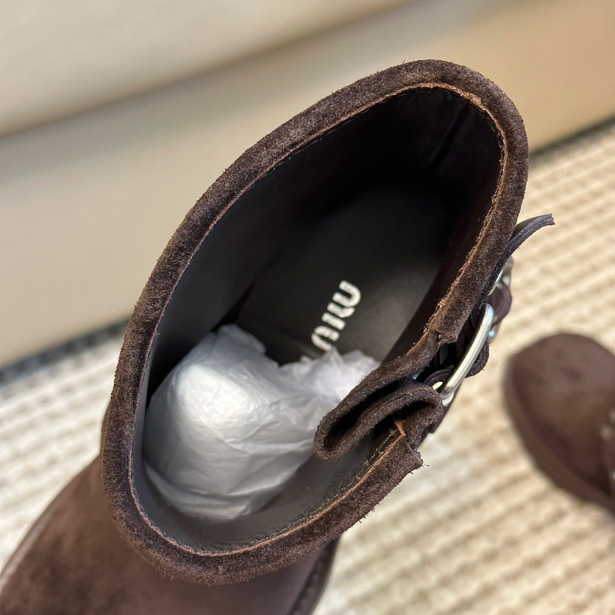 MIU M BOOTS