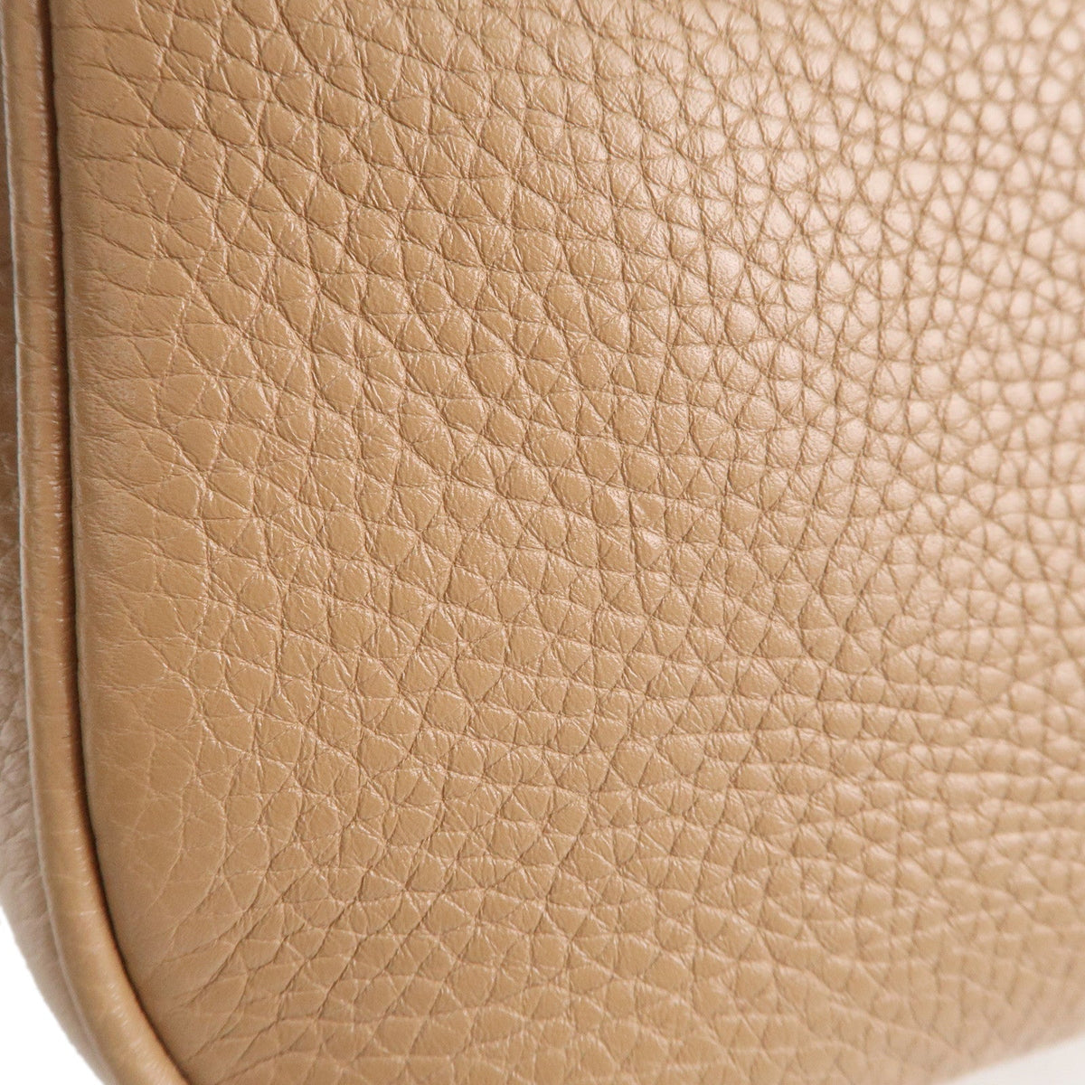GUCCI SOHO Leather Chain Shoulder Bag Crossbody Bag Beige 536224
