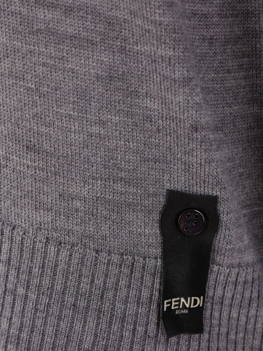 Fendi Men `Ff` Crew-Neck Sweater