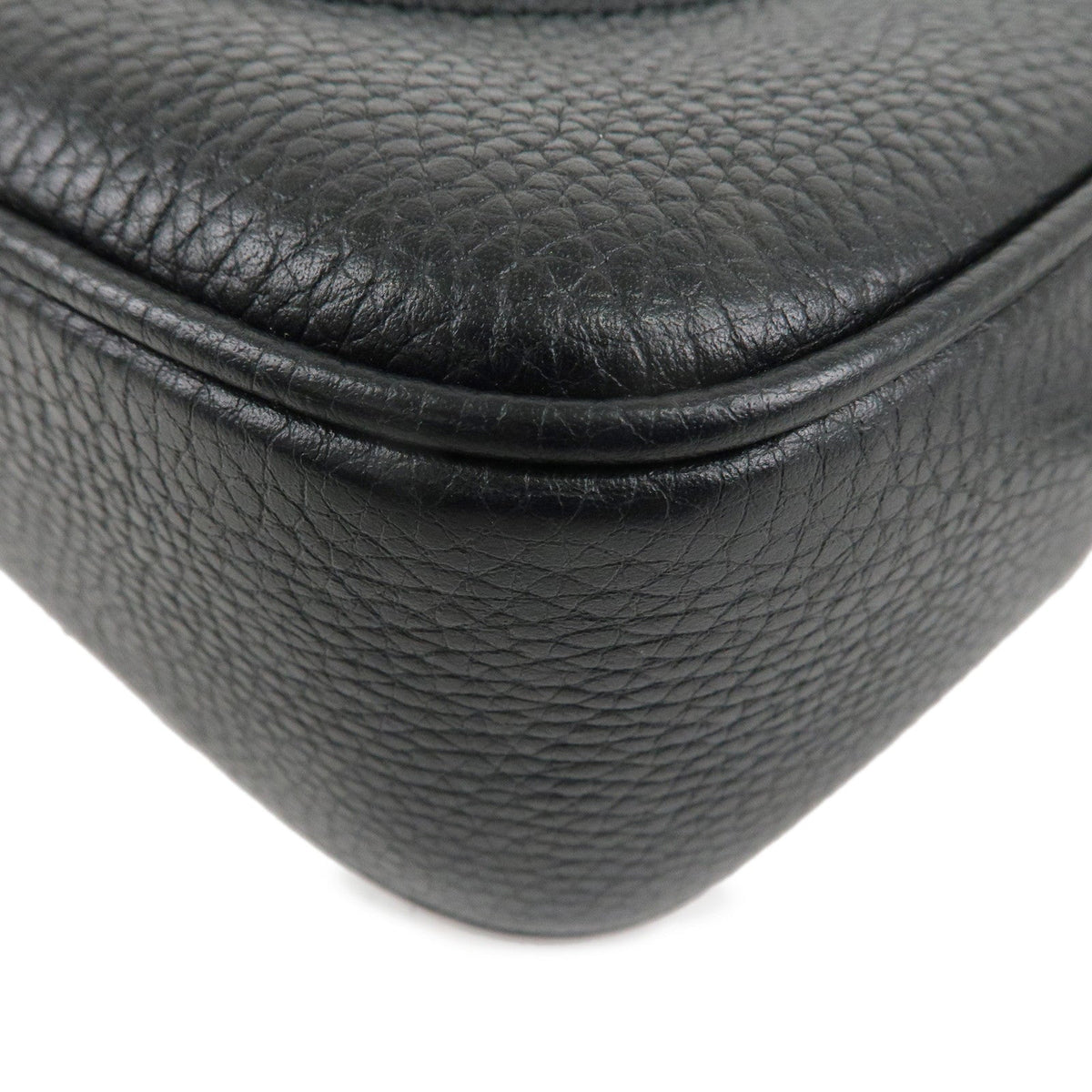GUCCI SOHO Leather Small Disco Shoulder Bag Black 308364
