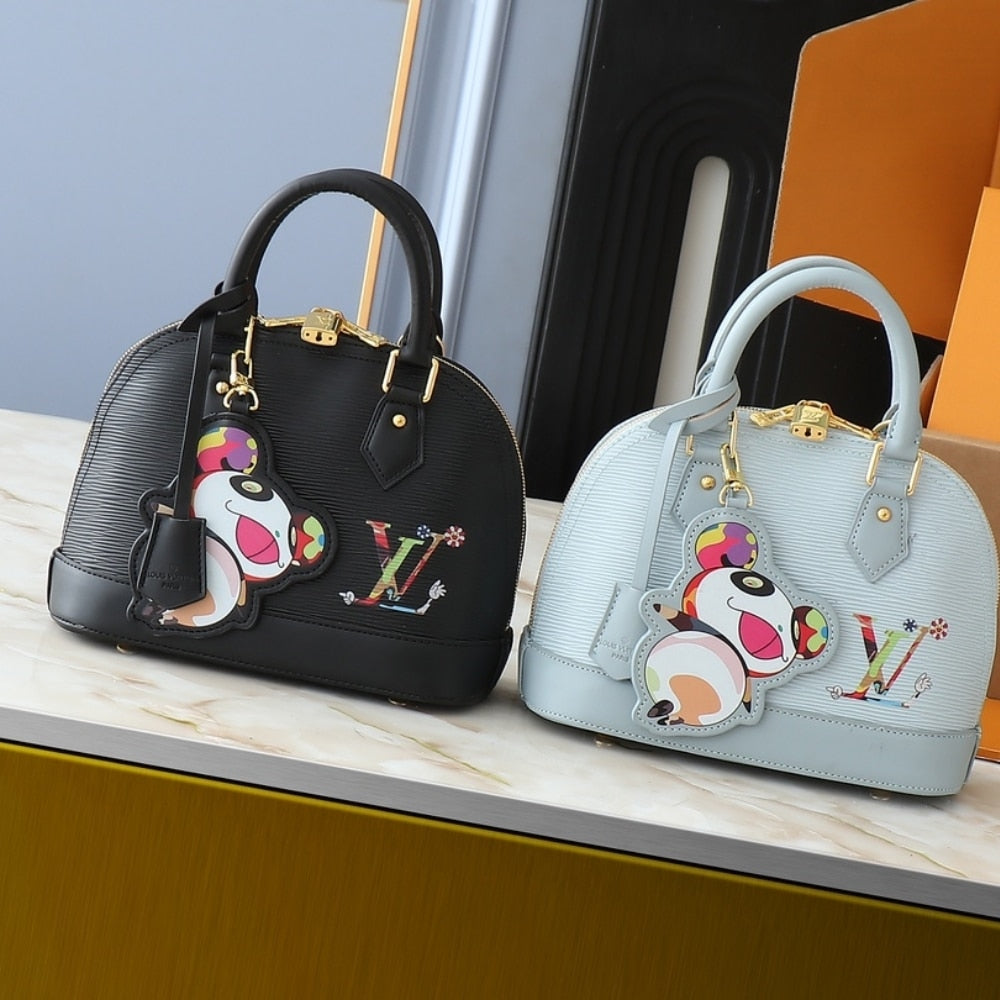 LV X MURAKAMI ALMA BB WASHED BLUE 23CM M14197