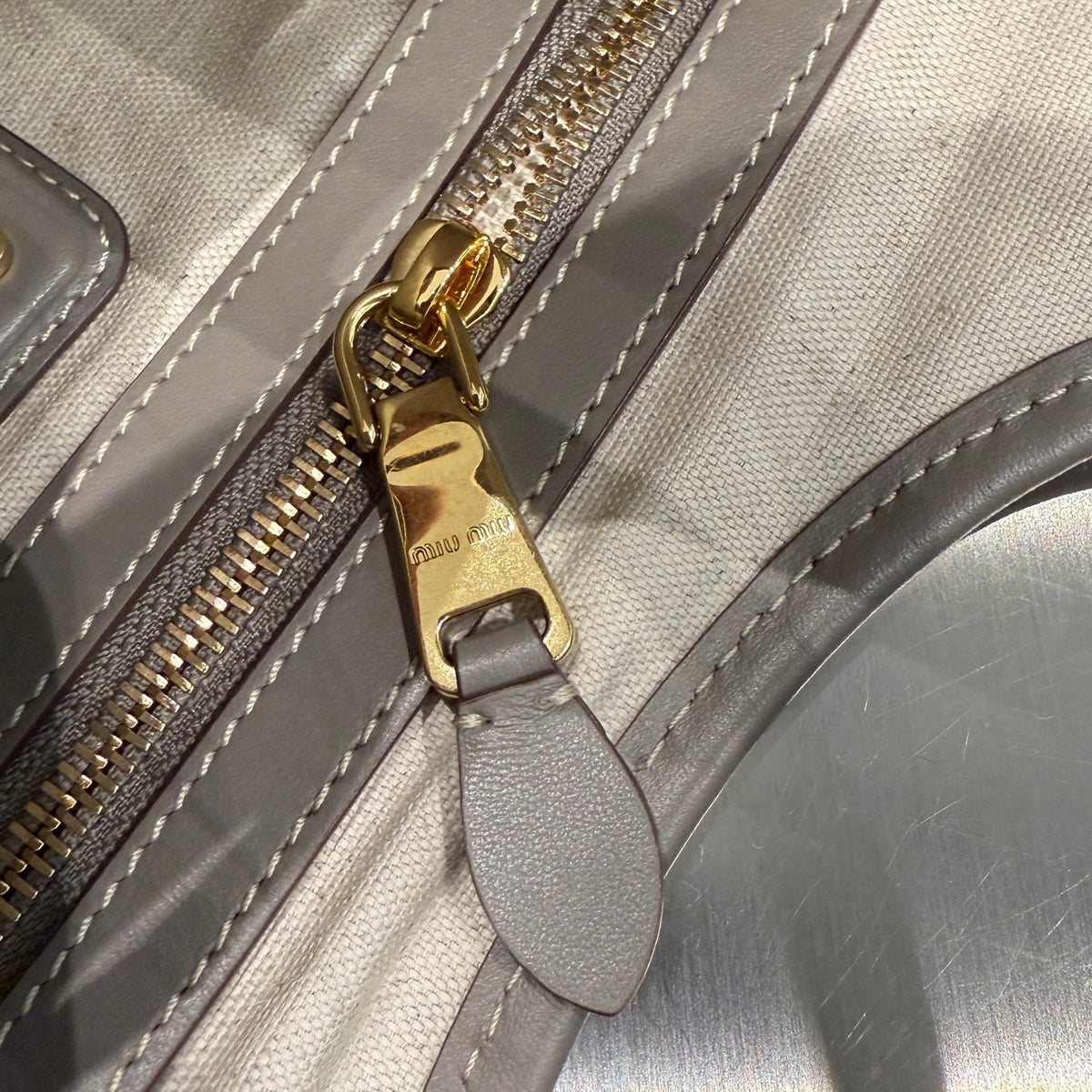 MIU M IVY LEATHER BAG