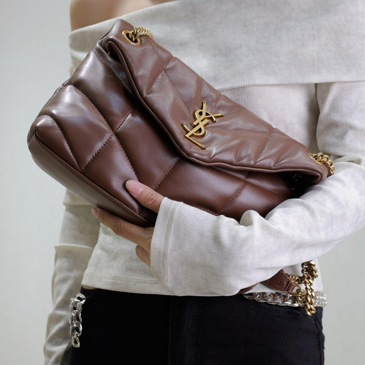 SL LOULOU PUFFER SMALL BAG