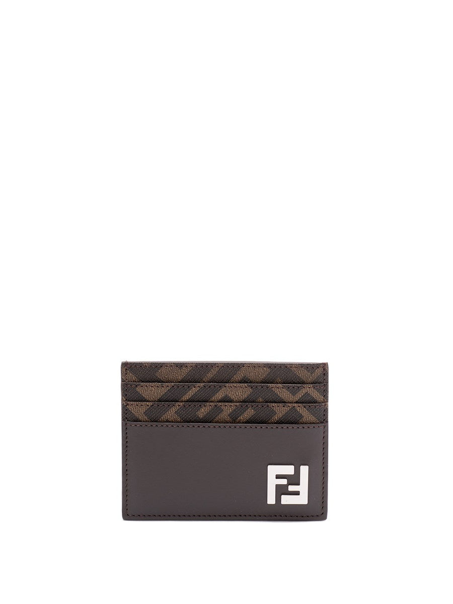 Fendi Men `Ff Squared` Card Holder
