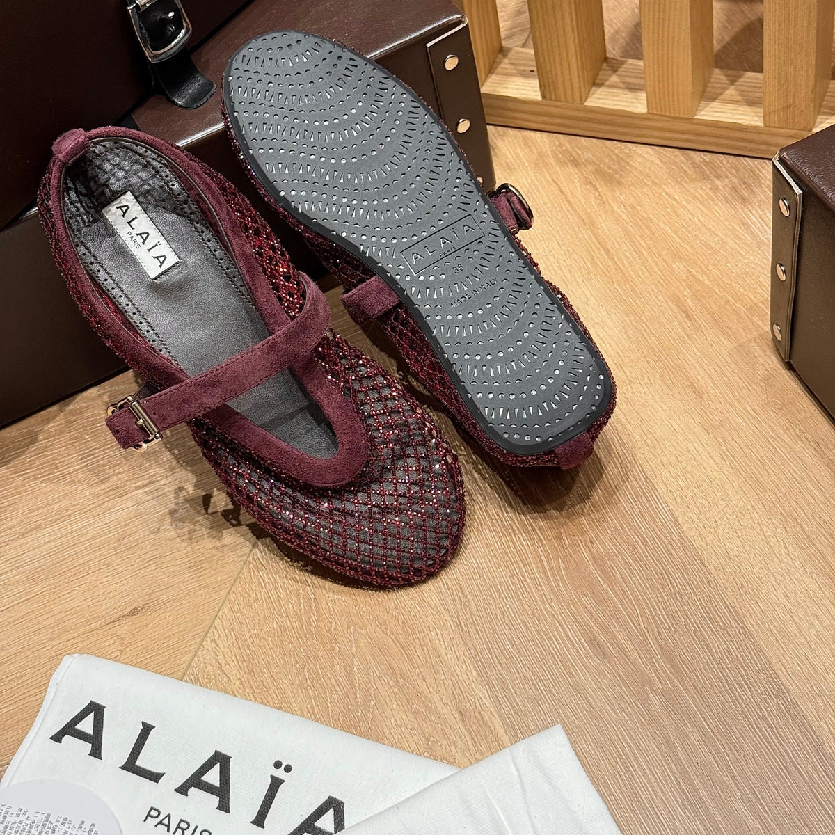 ALAIA BALLET FLATS