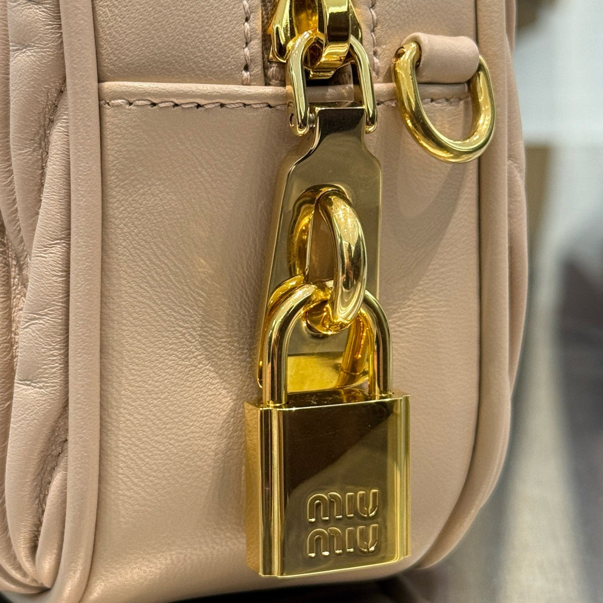 MIU M ARCADIE MATELASSE BAG