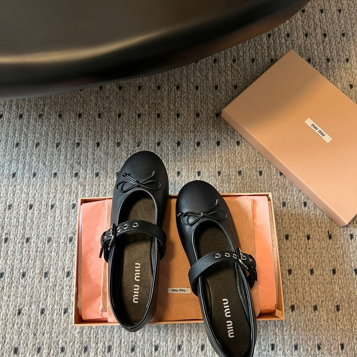 MIU M BALLERINA FLATS