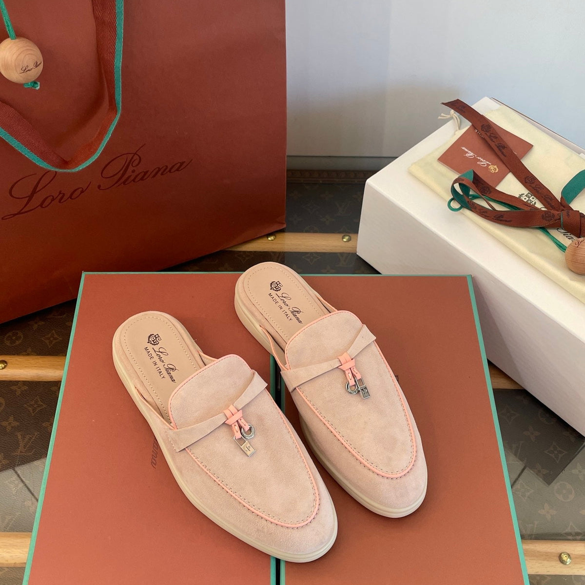 LORO P SUMMER CHARMS LOAFERS
