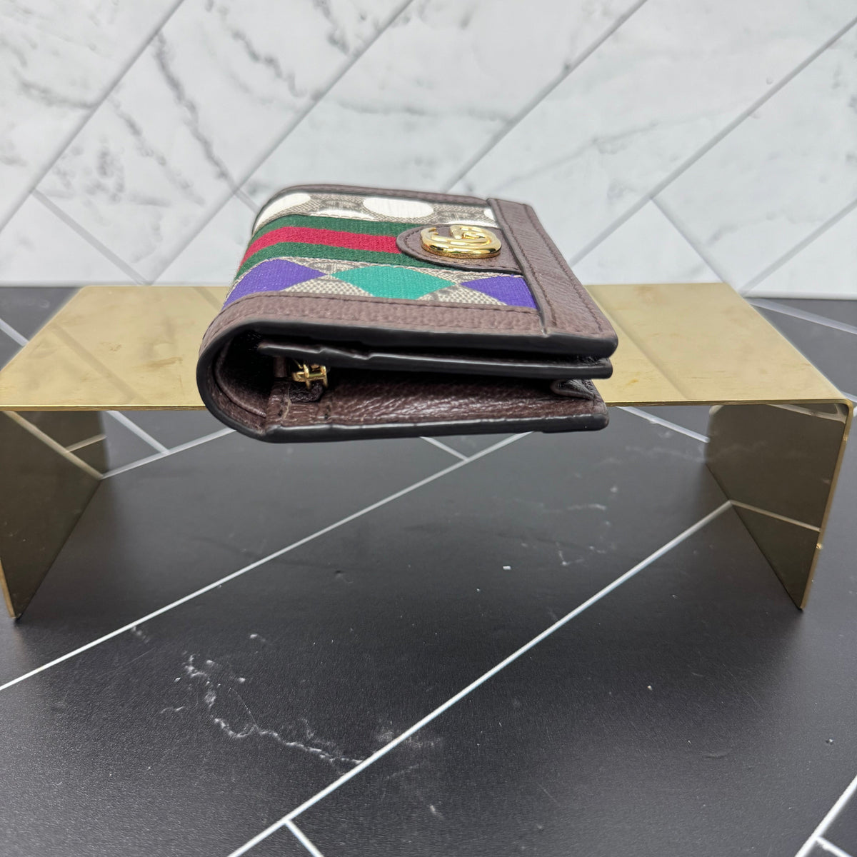 Gucci Marmont Sherry Compact Wallet