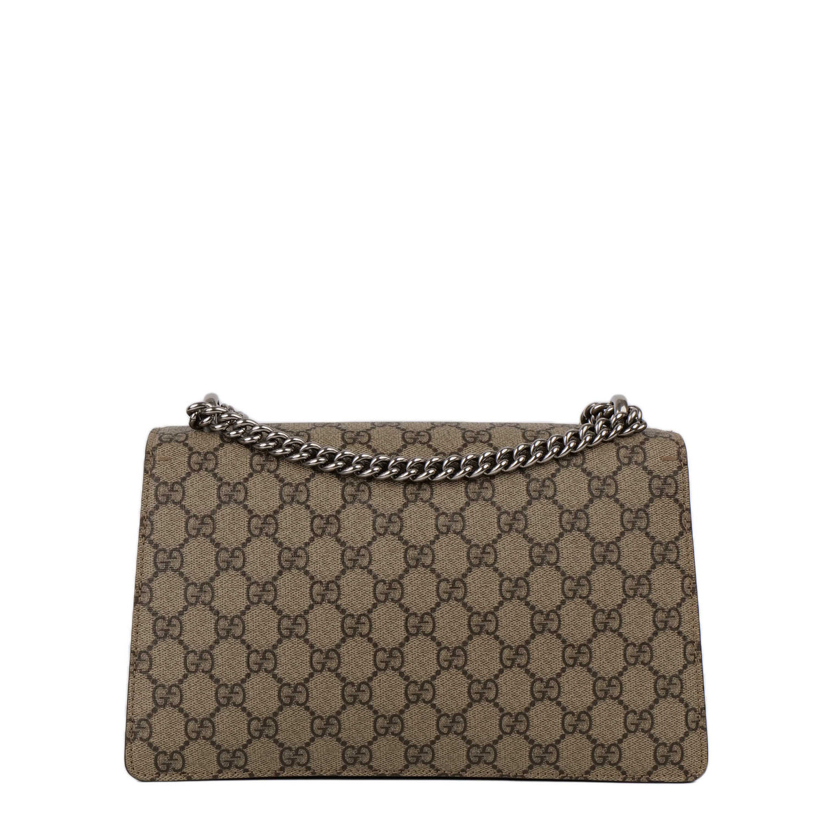 Gucci Small Dionysus GG Supreme With Red Suede Trim.
