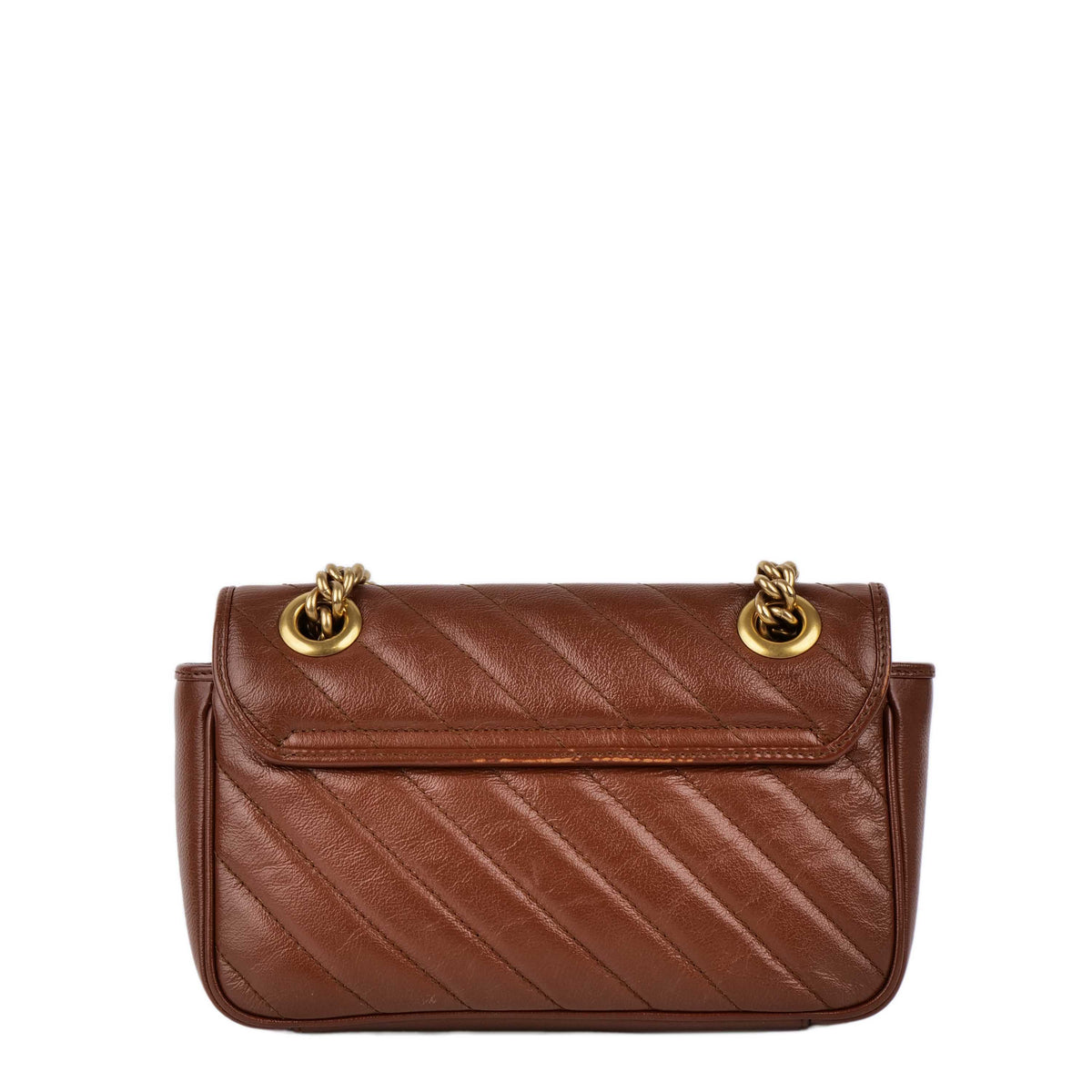 Gucci Mini Marmont Caramel Shoulder Bag.