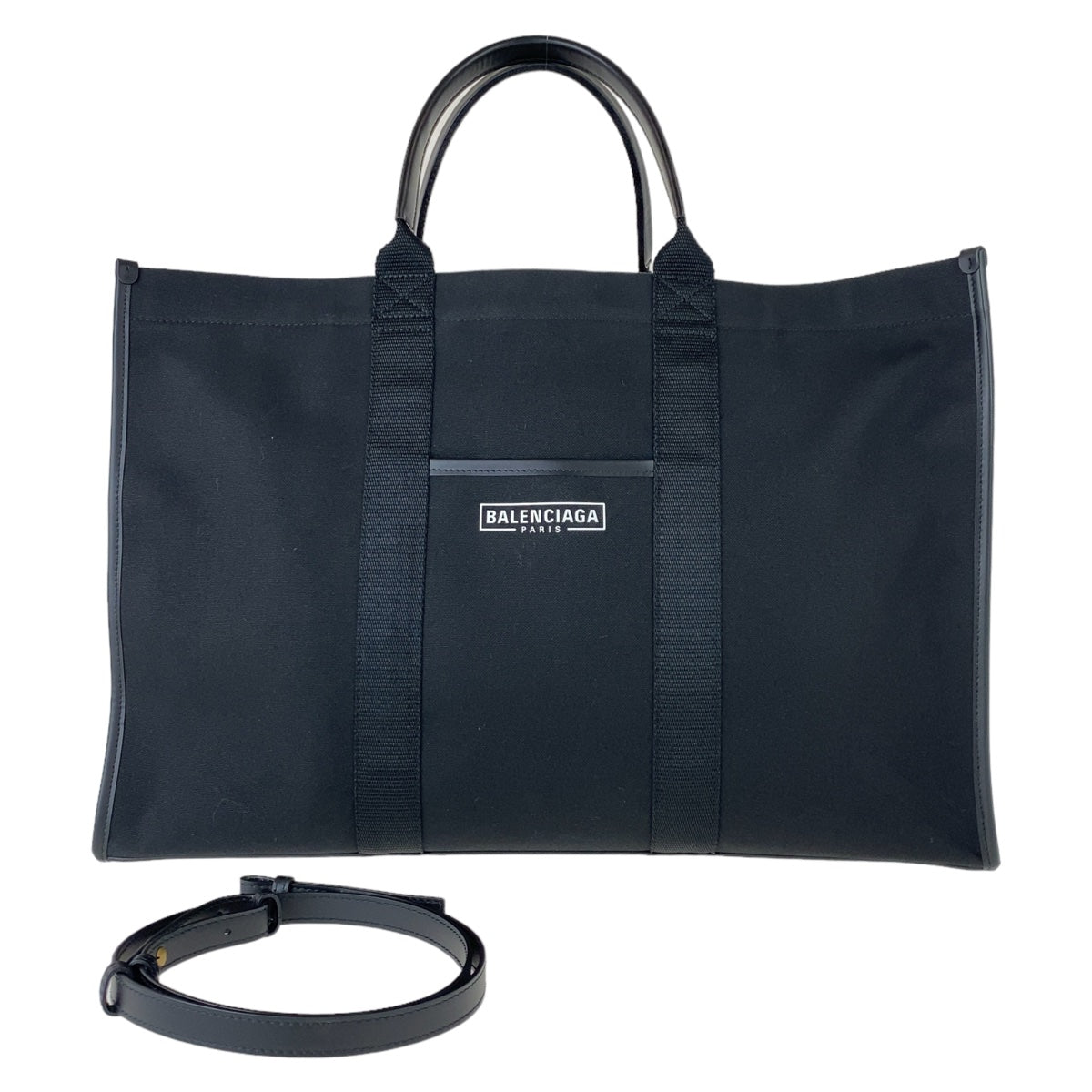 balenciaga Canvas/Leather Large Tote Bag