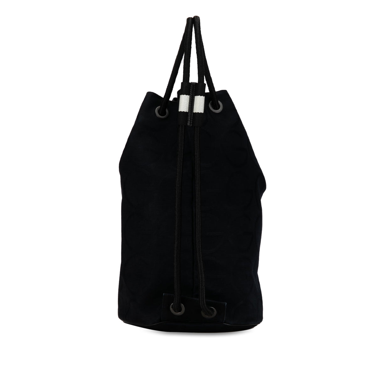 GUCCI G Monogram Canvas Drawstring Sling Bag