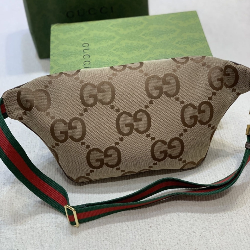 GG JUMBO GG BELT BAG BROWN 39CM