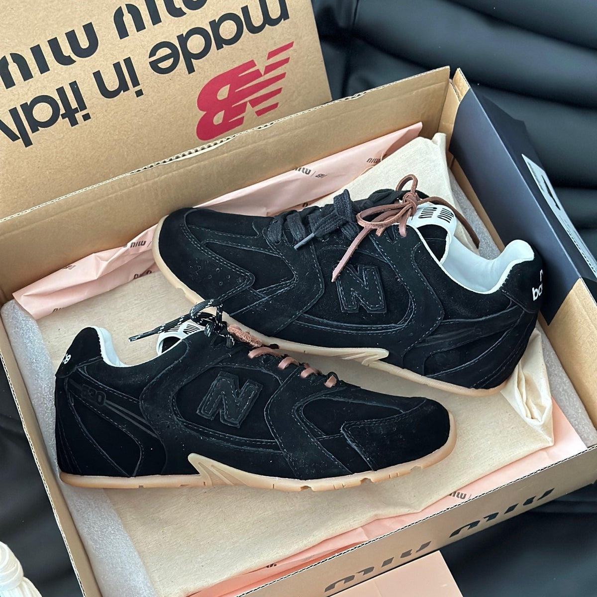 MIU M x NEW BALANCE TRAINERS