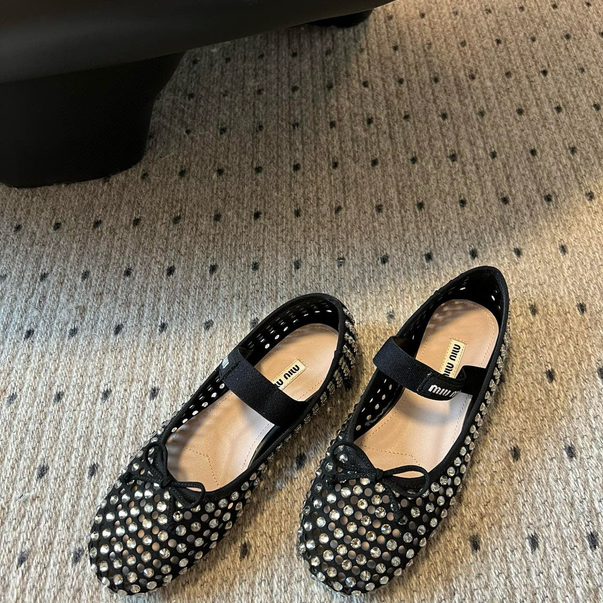 MIU M BALLET FLATS