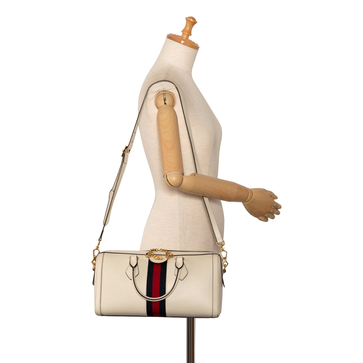 GUCCI Leather Ophidia Satchel