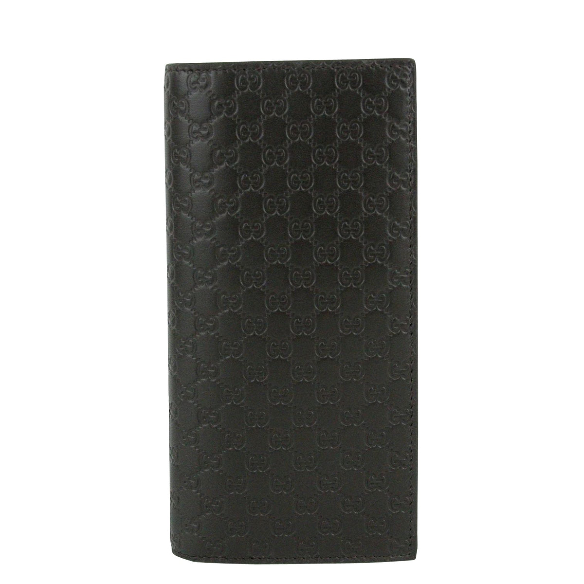 Gucci Men's Microguccissima Brown Leather Wallet With ID window