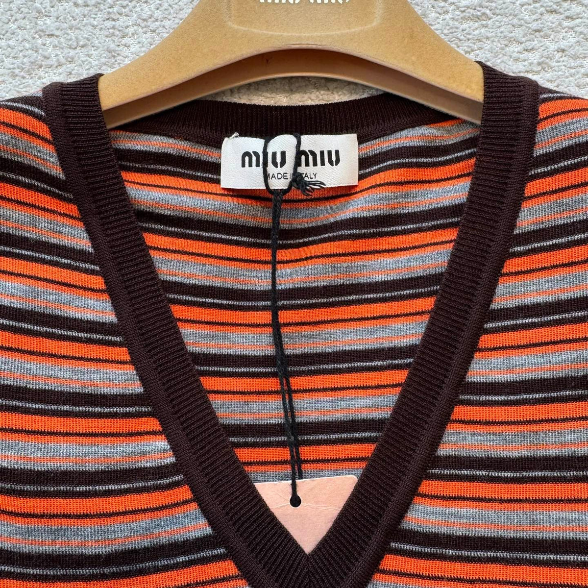 MIU M KNITTED VEST