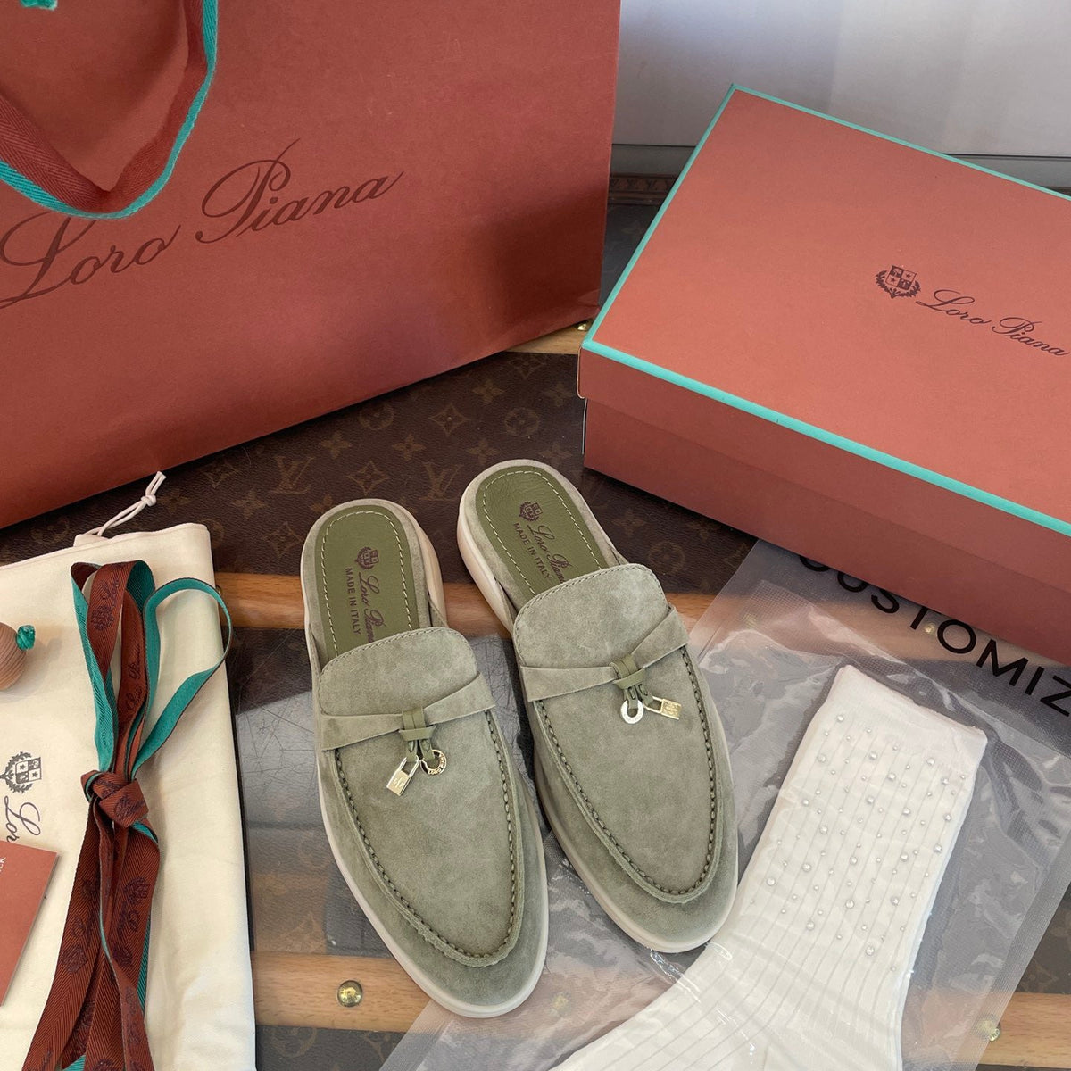 LORO P SUMMER CHARMS LOAFERS
