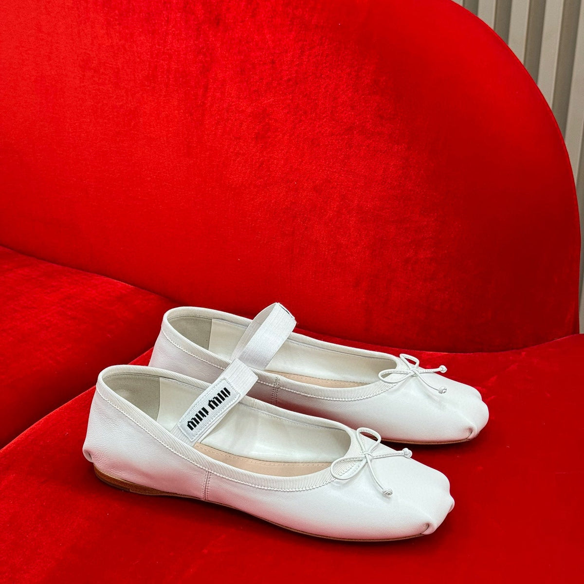 MIU M BALLERINA FLATS