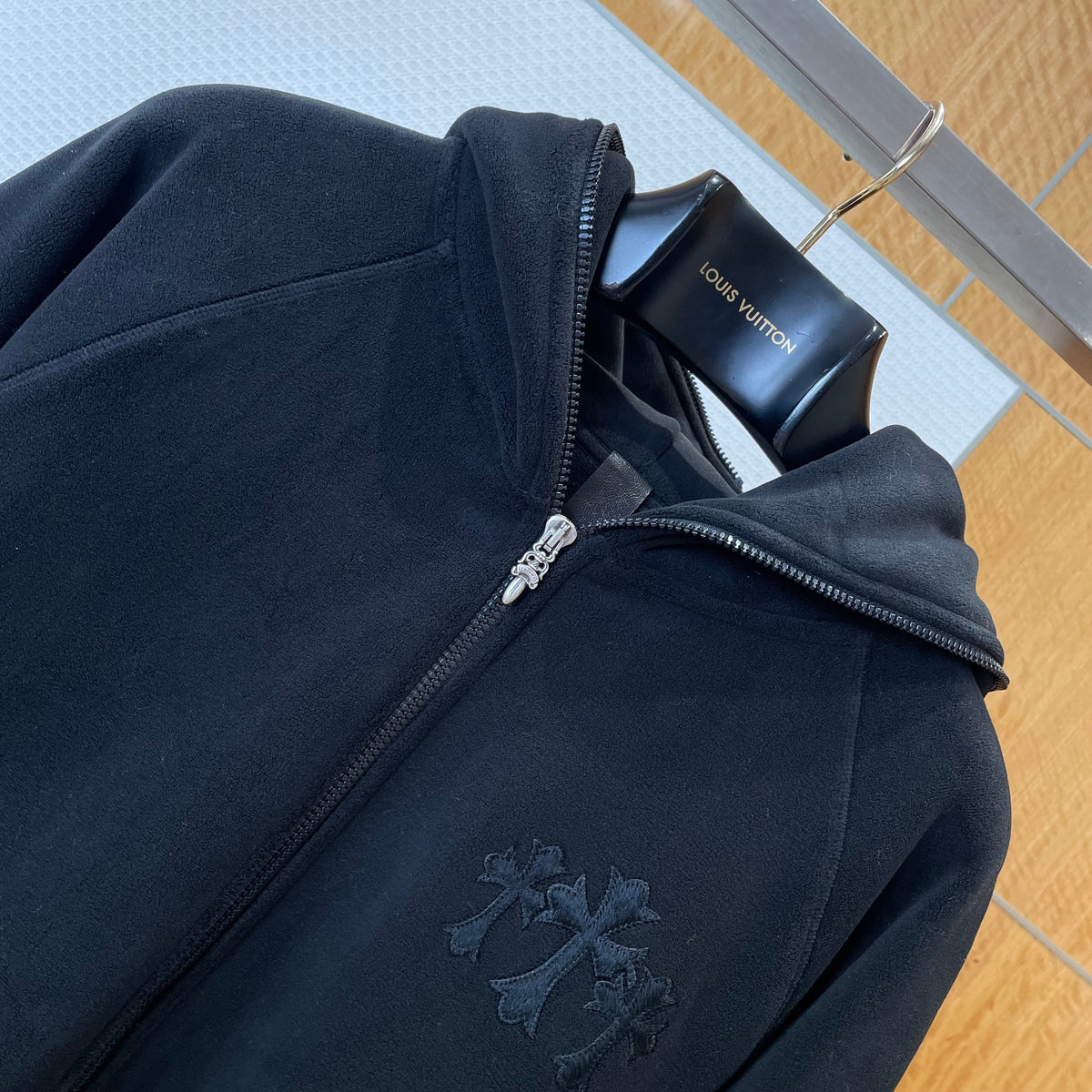 CHROME H HOODED JACKET