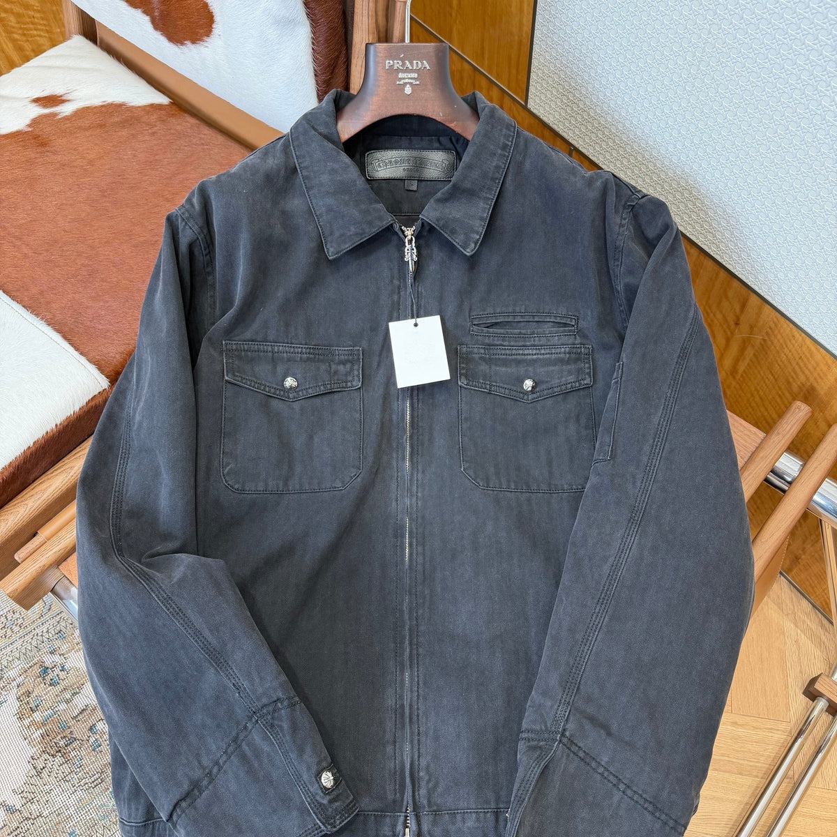 CHROME H DENIM JACKET