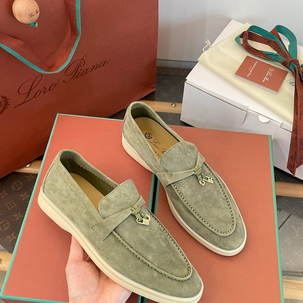 LORO P SUMMER CHARMS LOAFERS