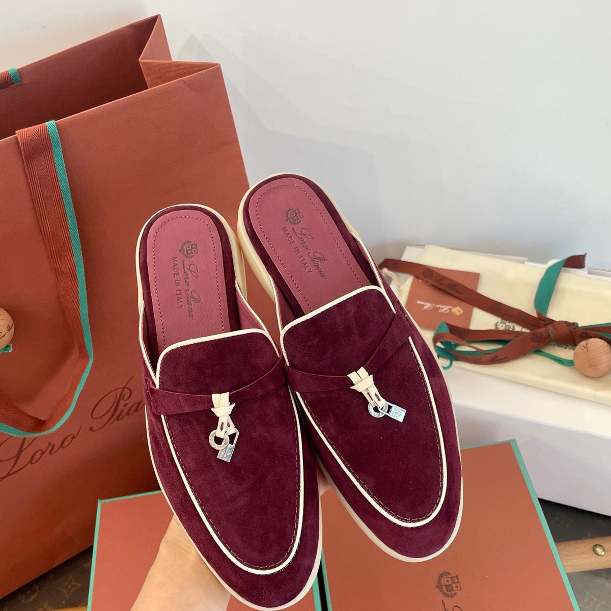 LORO P SUMMER CHARMS LOAFERS