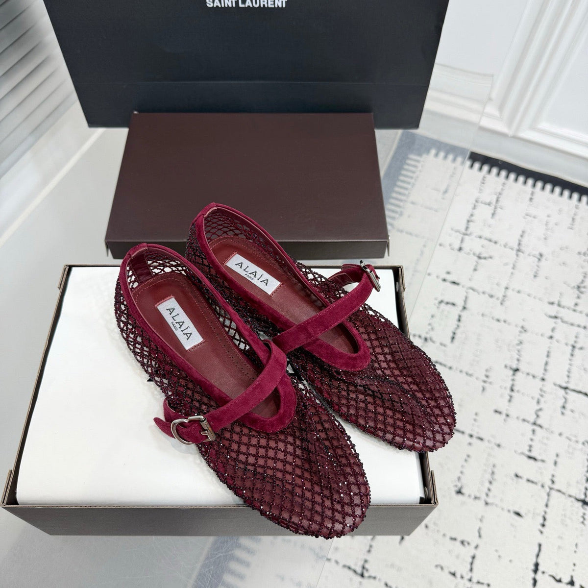 ALAIA BALLET FLATS